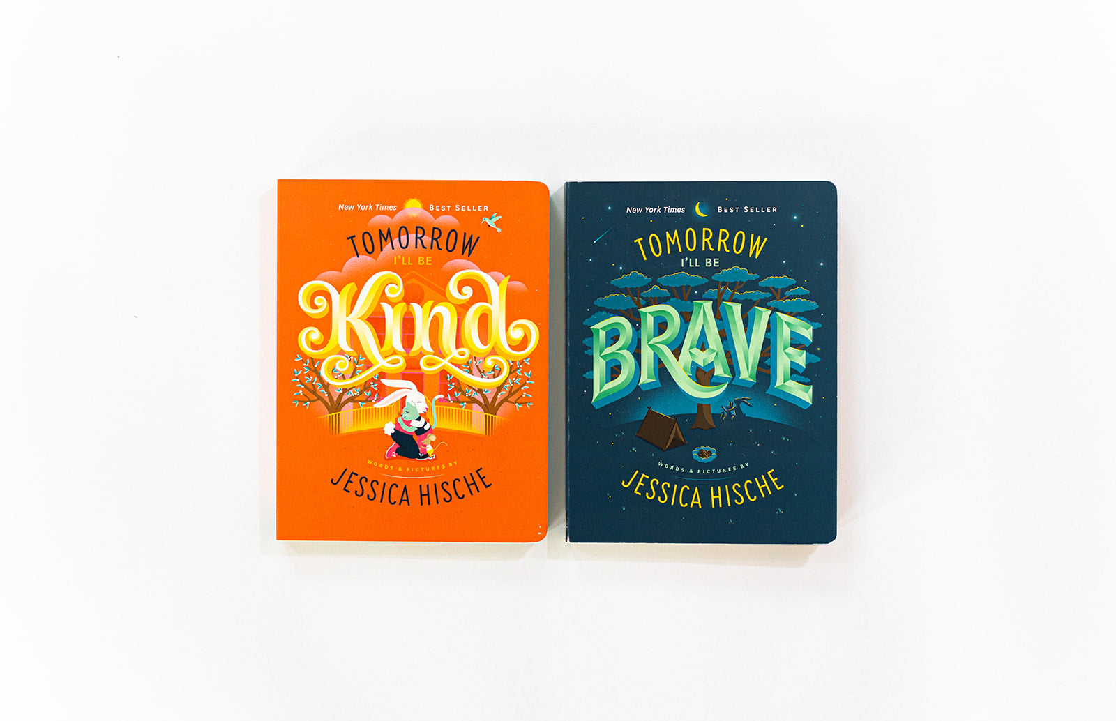 Tomorrow I'll Be Brave + Tomorrow I'll Be Kind Deluxe Board Book Duo